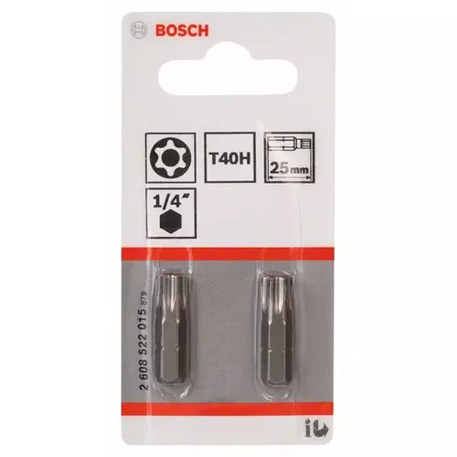 Šroubovací bit T40H Security Torx® zvlášť tvrdý Extra-Hart  BOSCH 2608522015