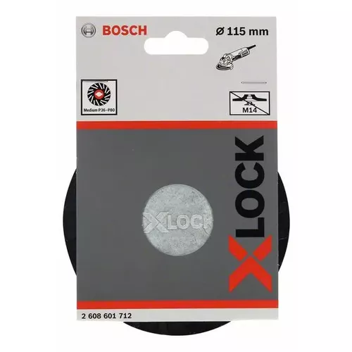 Opěrný talíř systému X-LOCK, 115 mm, střední BOSCH 2608601712