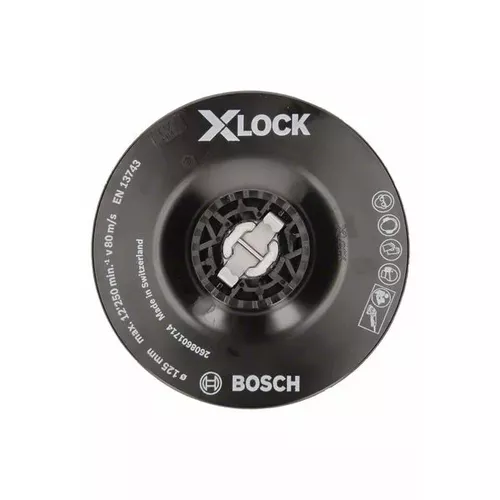 Opěrný talíř systému X-LOCK, 125 mm, jemný BOSCH 2608601714