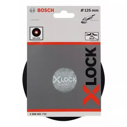 Opěrný talíř systému X-LOCK, 125 mm, jemný BOSCH 2608601714