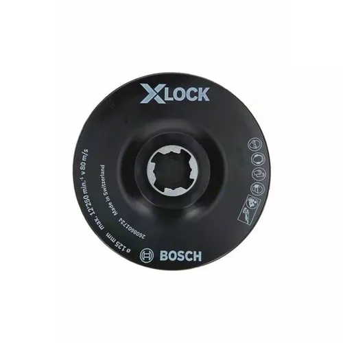 Opěrný talíř SCM systému X-LOCK se středovým hřebem, 125 mm BOSCH 2608601724