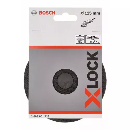 Opěrný talíř SCM systému X-LOCK se středovým hřebem, 115 mm BOSCH 2608601723