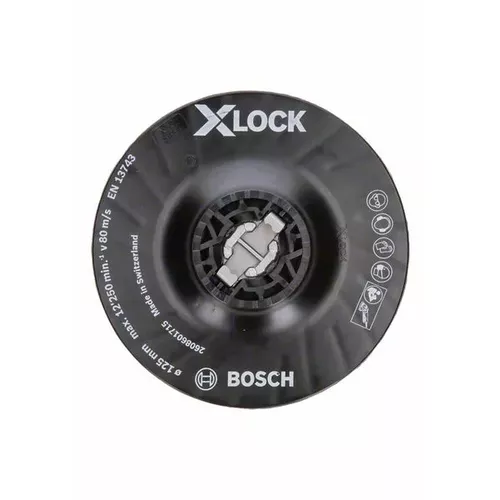 Opěrný talíř systému X-LOCK, 125 mm, střední BOSCH 2608601715