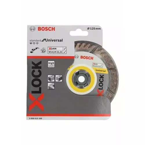 X-LOCK Standard for Universal, 125×22,23×2×10  BOSCH 2608615166