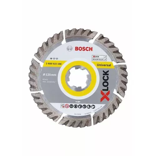 X-LOCK Standard for Universal, 125×22,23×2×10  BOSCH 2608615166