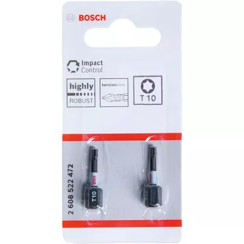 Nástavce Impact Control T10, 2 ks BOSCH 2608522472