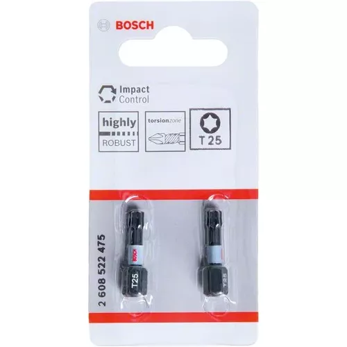 Nástavce Impact Control T25, 2 ks BOSCH 2608522475