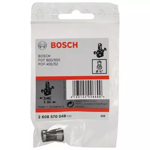 Kleštinové upínací pouzdro bez upínací matice BOSCH 2608570048