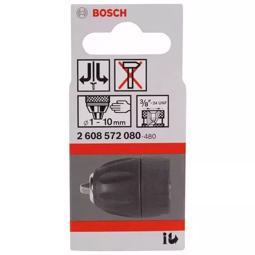 Rychloupínací sklíčidla do 10 mm  BOSCH 2608572080