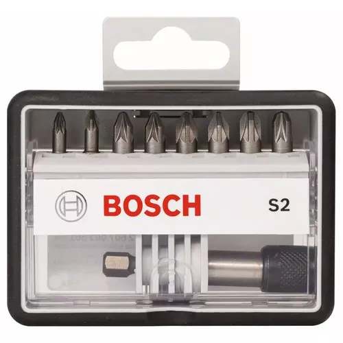 Sada šroubovacích nástavců Robust Line, S PZ, verze Extra Hard, 8+1 kusů  BOSCH 2607002561