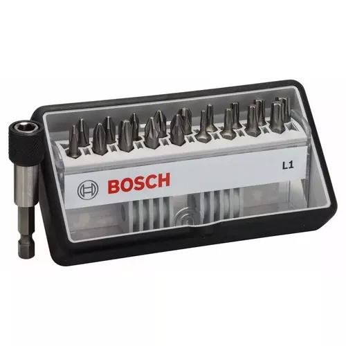 Sada šroubovacích nástavců Robust Line, L PH/PZ/T, verze Extra Hard, 18+1 kusů  BOSCH 2607002567