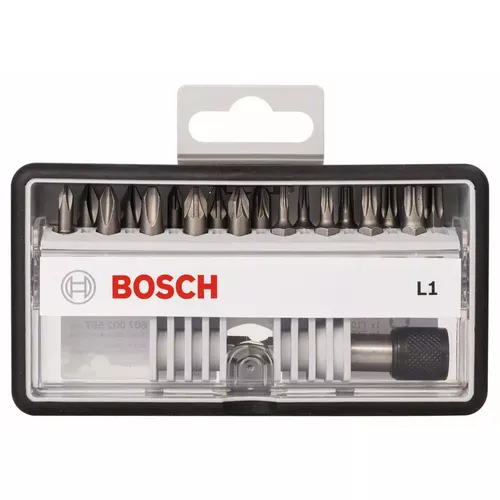 Sada šroubovacích nástavců Robust Line, L PH/PZ/T, verze Extra Hard, 18+1 kusů  BOSCH 2607002567