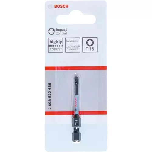 Nástavec Impact Control T15 Power Bit, 1 ks BOSCH 2608522486