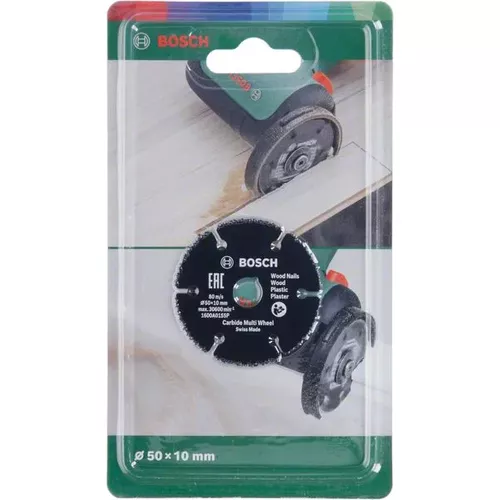 Víceúčelový řezací kotouč Carbide Multi Wheel 50 × 10 mm  BOSCH 1600A01S5X