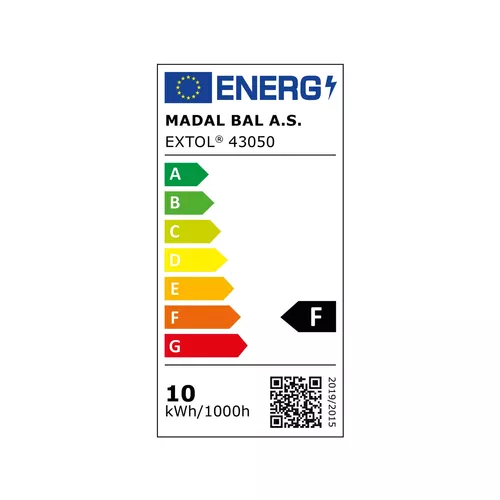 Zářivka led, 60cm, 900lm, t8, neutrální bílá, pc EXTOL LIGHT 43050