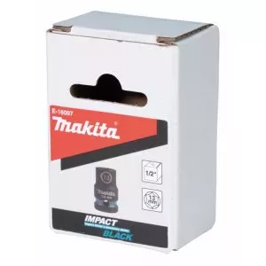 Makita E-16097 klíč nástrčný 1/2", čtyřhran, IMPACT BLACK, 13mm