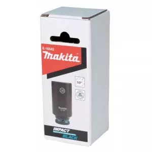 Makita E-16542 klíč nástrčný prodloužený 1/2", čtyřhran, IMPACT BLACK, 30mm