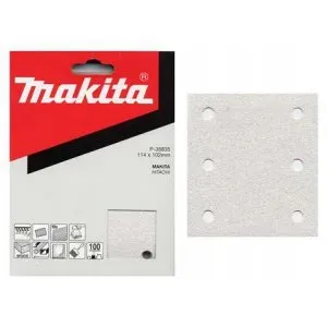 Makita P-35863 papír brusný suchý zip 102x114mm 6 děr K180, 10ks