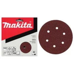 Makita P-37502 papír brusný suchý zip 150mm 6 děr K100, 10ks