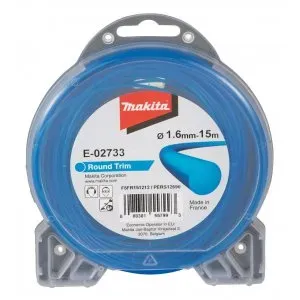 Makita E-02733 struna nylonová 1,65mm, 15m, modrá, kulatá=old369224808