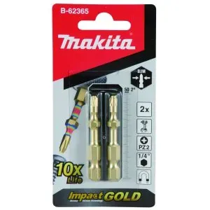 Makita B-62365 Impact GOLD super slim  torsní bit PZ2-50mm 2pcs=newE-03305