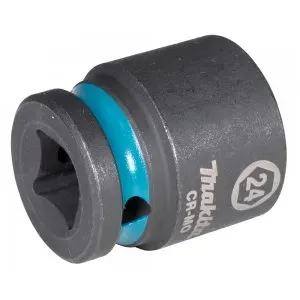 Makita E-16209 klíč nástrčný 1/2", čtyřhran, IMPACT BLACK, 24mm