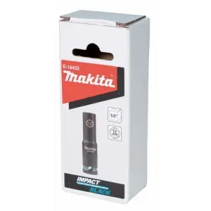 Makita E-16433 klíč nástrčný prodloužený 1/2", čtyřhran, IMPACT BLACK, 12mm