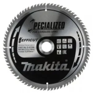 Makita B-67290 kotouč pilový dřevo Efficut 260x2.15x30mm 80Z = old B-67240