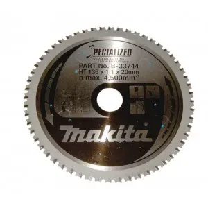 Makita B-33744 kotouč pilový ocel SPECIALIZED 136x1.1x20mm 56Z = old B-23086