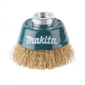 Makita D-39746 miskovitý kartáč z mosazného drátu,vlnitý drát 0,3mm,60mm