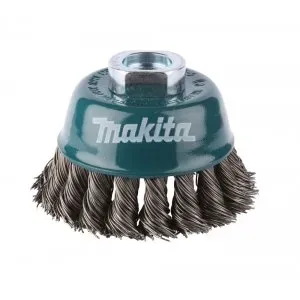 Makita D-24131 miskovitý kartáč z ocelového drátu,splétaný drát 0,5mm,75mm