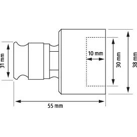 Redukce závitníku GT24-M10 4460087 Metallkraft