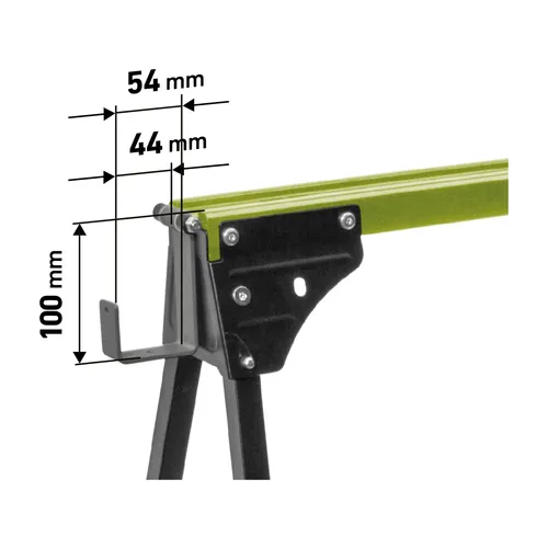 Koza stavební skládací 1kus, nosnost 450kg, výška 76,5cm EXTOL CRAFT 956070