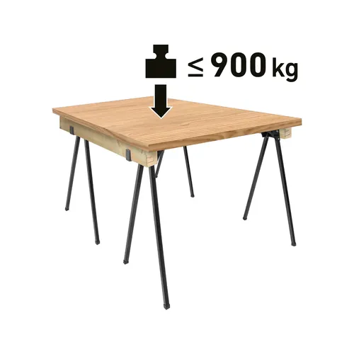 Koza stavební skládací 1kus, nosnost 450kg, výška 76,5cm EXTOL CRAFT 956070