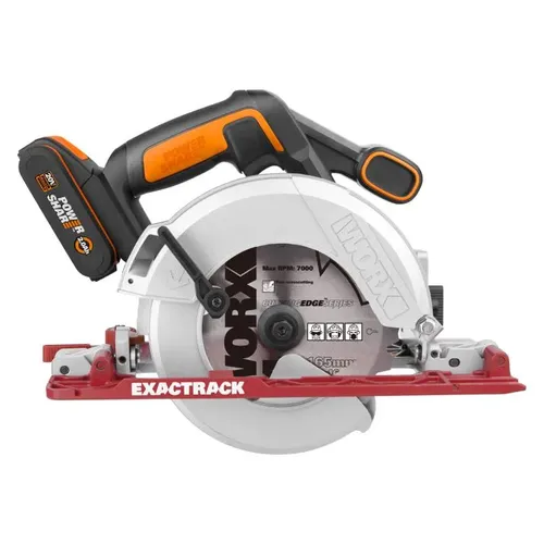 Worx WX530 - Aku okružní pila 20V, 165mm, 1x2.0Ah - Powershare