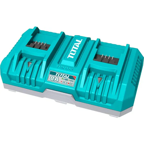 Nabíječka pro 2 baterie, 20v li-ion, industrial TOTAL TFCLI2082