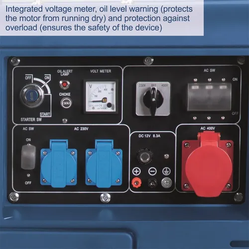 Scheppach SG 5200 D Dieselová elektrocentrála 5 000 W s regulací AVR