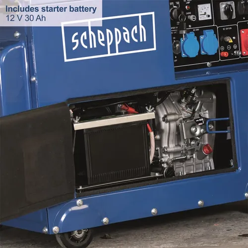 Scheppach SG 5200 D Dieselová elektrocentrála 5 000 W s regulací AVR