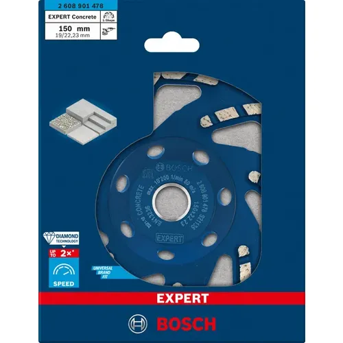 Diamantový hrncový kotouč EXPERT Concrete 150 × 22,23 × 4,5 mm BOSCH 2608901478