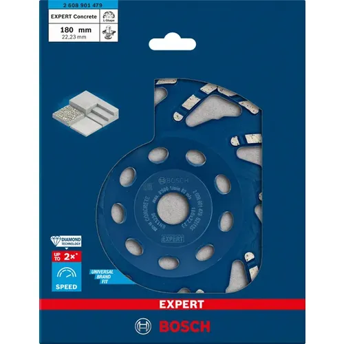 Diamantový hrncový kotouč EXPERT Concrete 180 × 22,23 × 4,5 mm BOSCH 2608901479