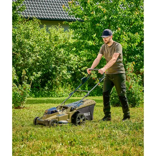 Narex Akumulátorová sekačka na trávu CAMOUFLAGE