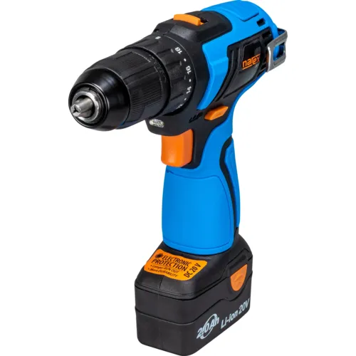 20V e-POWER vrtací šroubovák NAREX ASV 202-2