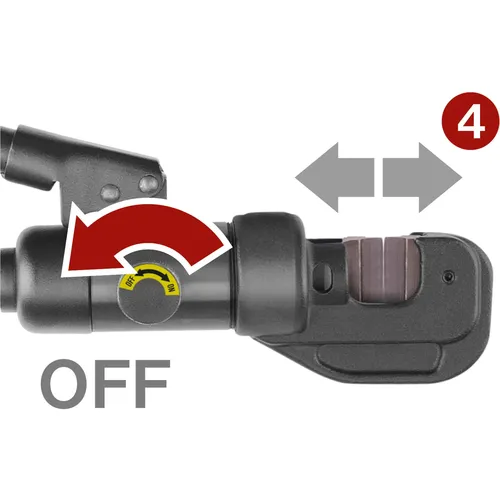 Kleště štípací hydraulické pákové, rozsah střihu ⌀ 4-16mm, 430mm FORTUM 4900172