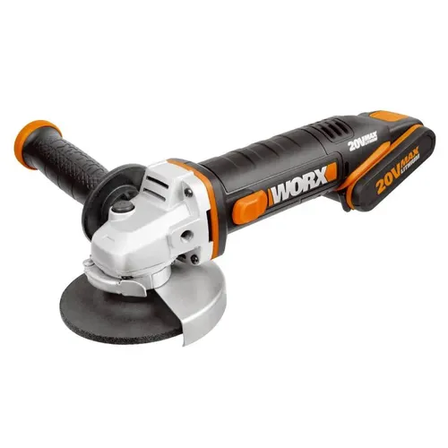 Worx WX800 - Aku úhlová bruska 20V, 115mm, 2*2,0Ah - Powershare