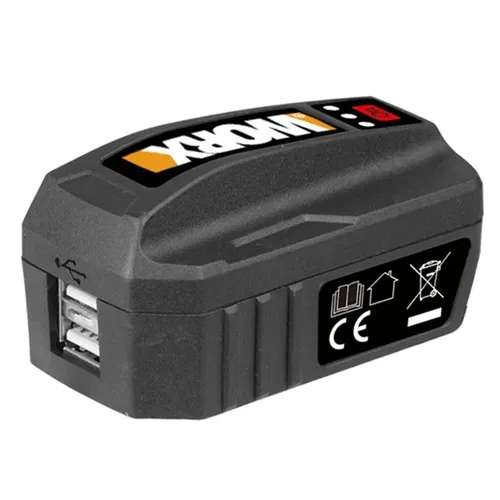 Worx garden WA4009 - USB adaptér na baterii