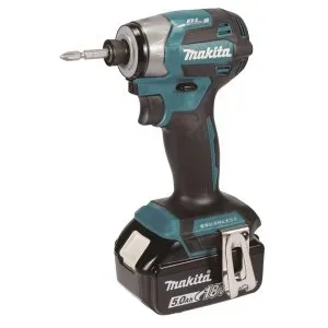 Makita DTD173RTJ Aku rázový šroubovák 1/4" Li-ion LXT 18V/5,0Ah, Makpac