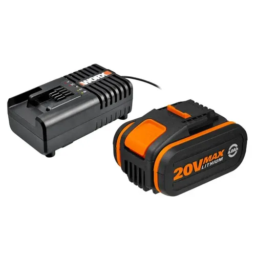 Worx garden WA3604 - Akumulátor 20V, 4Ah + nabíječka 20V, 2A