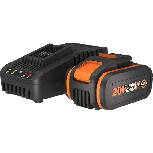 Worx garden WA3604 - Akumulátor 20V, 4Ah + nabíječka 20V, 2A