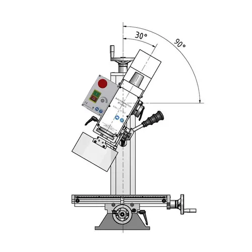 Stolní frézka OPTImill BF 16 Vario 3338116 Optimum