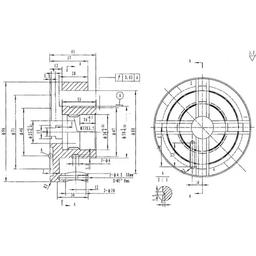 Čtyřčelisťové sklíčidlo Profi M33 × 3,5 - sada 5931054 Holzstar